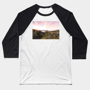 Okanagan Valley Sunset View from McCulloch Trestle Baseball T-Shirt